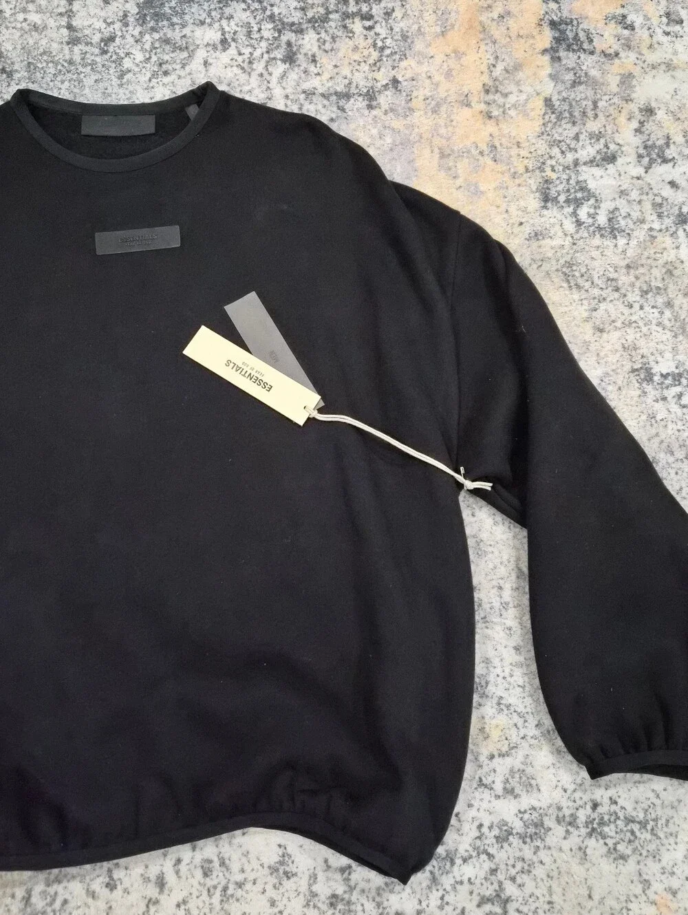 Essentials Fear Of God Men's Black Crewneck Pullover Sweater Size XS